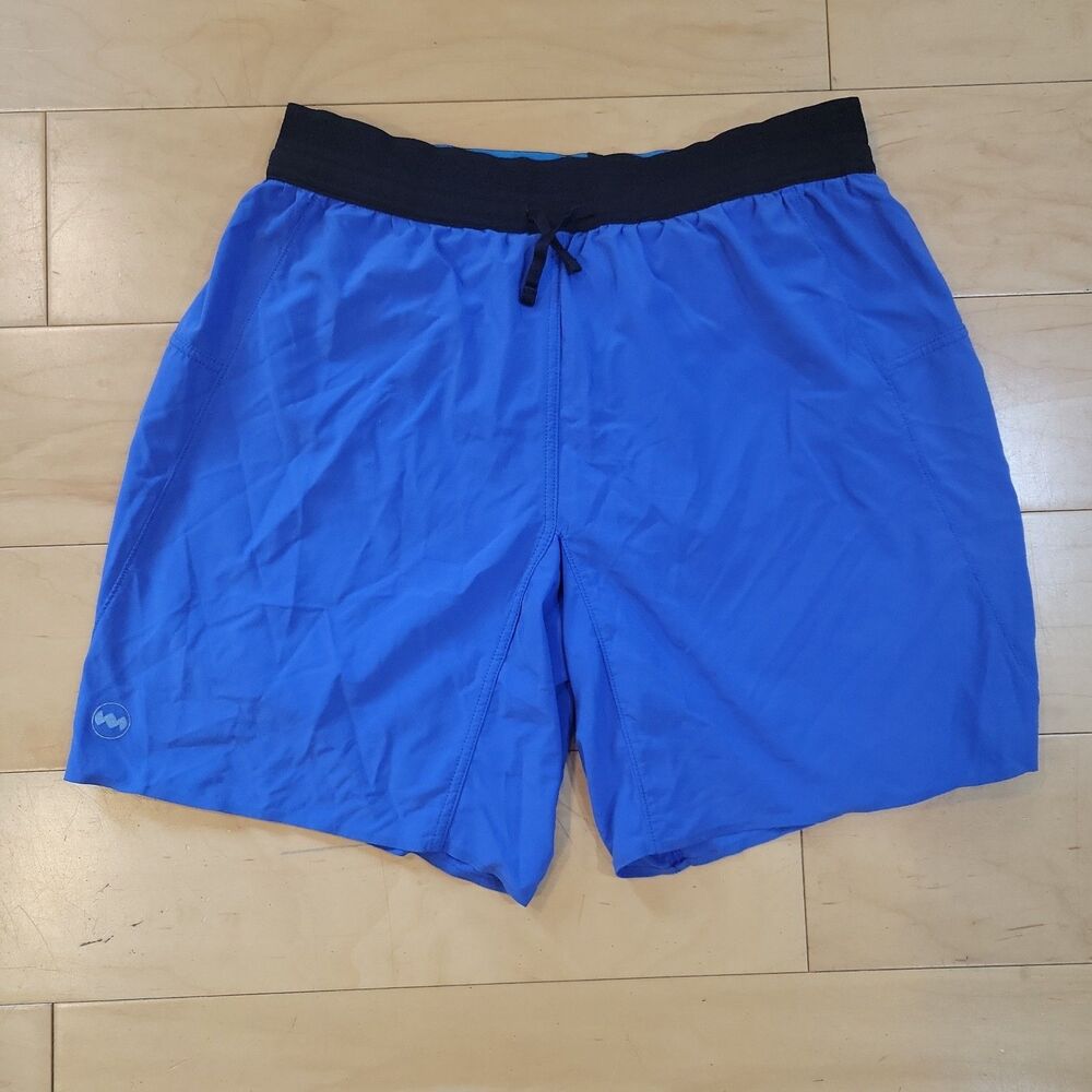 Janji Blue Lined Running Shorts Men's Small 26x7 Athletic Performance Active